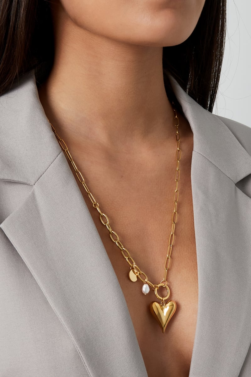 Halskette Perle Baby - Goldfarben