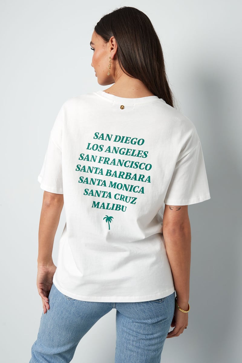 Kalifornien T-Shirt - weiß