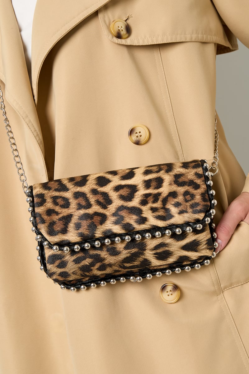 Schultertaschen Leopardenmuster Lässig PU Alltagsaccessoires