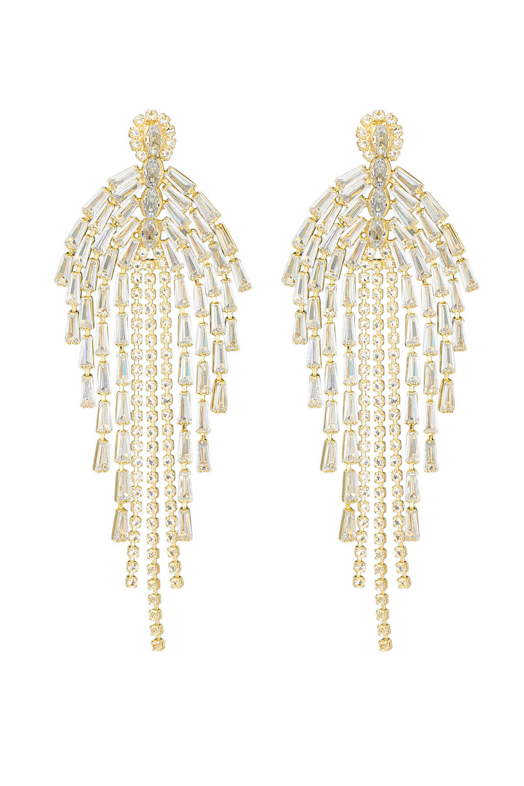 Ohrringe „Whispers of Glamour“ – Goldfarbe - Goldfarbefarbe