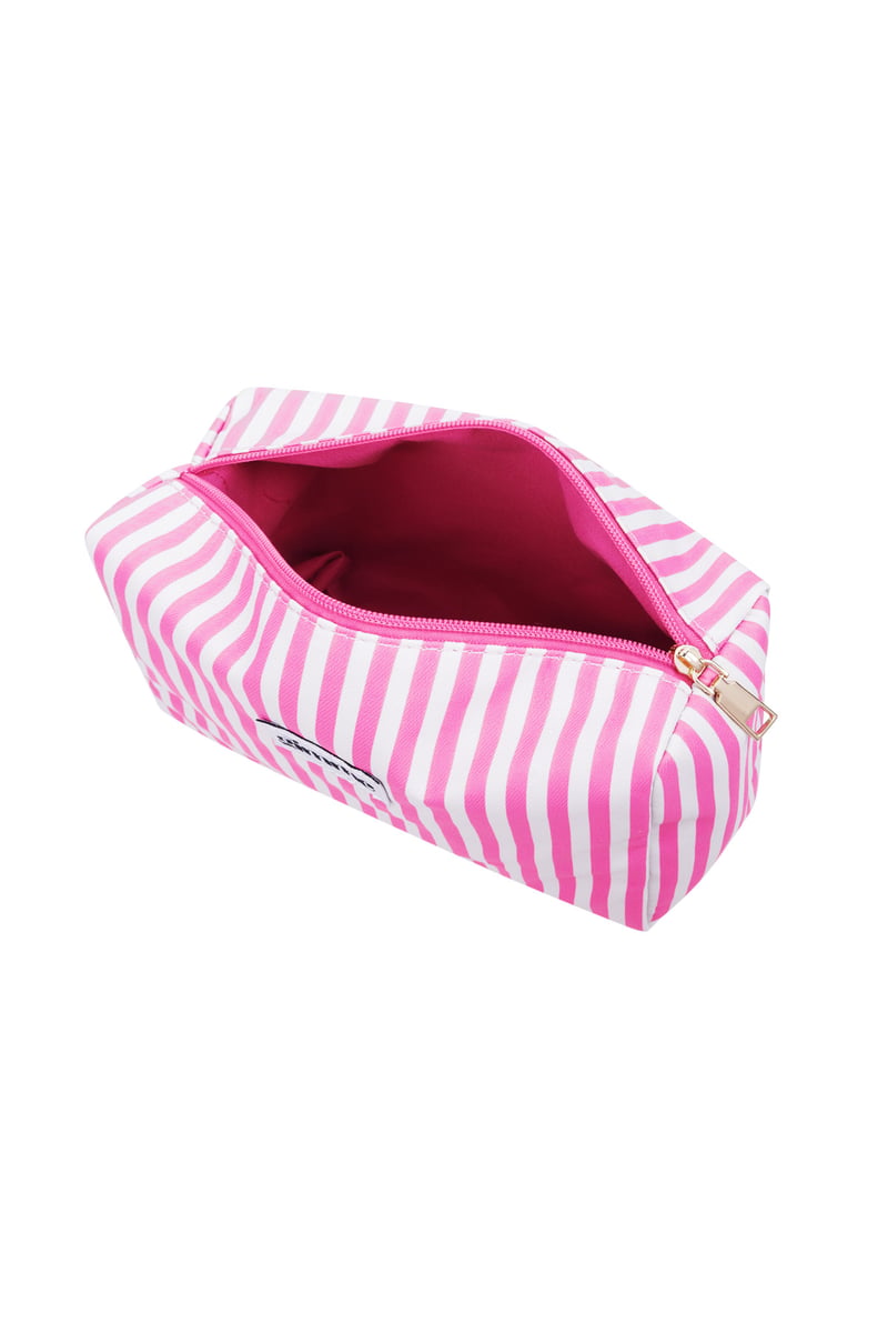Kosmetiktasche Streifen - Pink