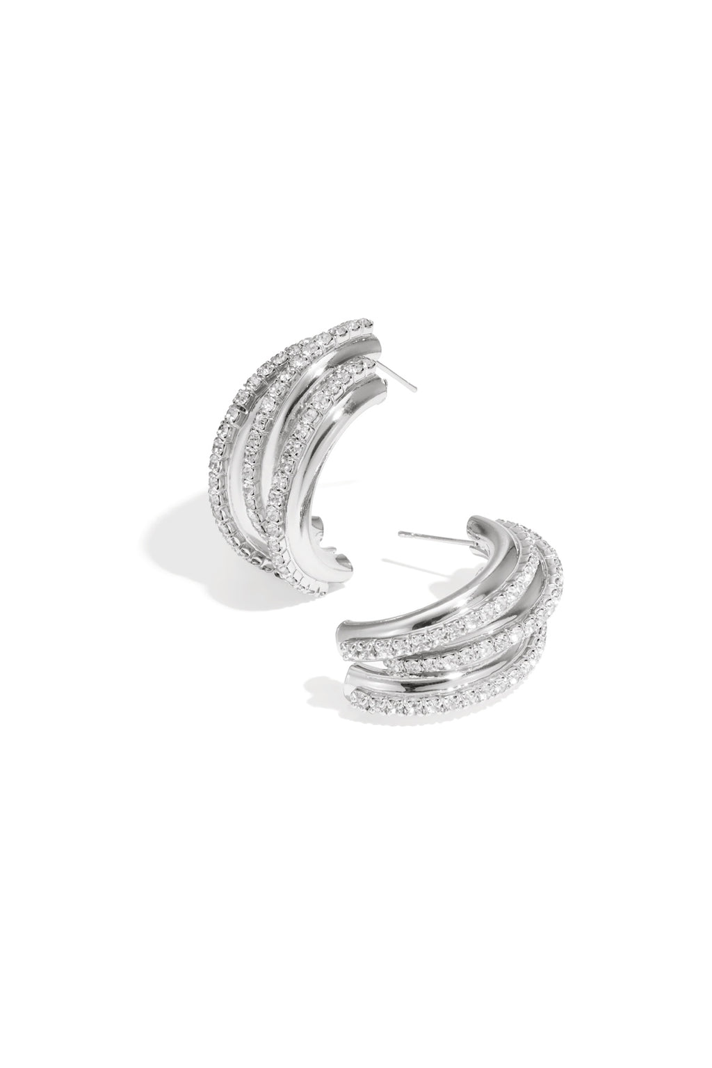 Eisen Ohrstecker unregelmäßige Form Elegante Weihnachten Luxuriöse Serie Damenschmuck