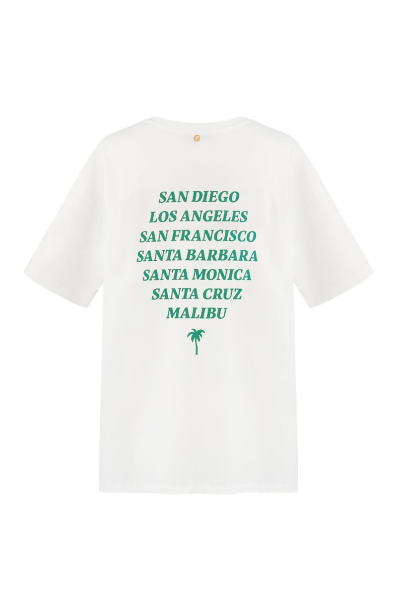 Kalifornien T-Shirt - weiß