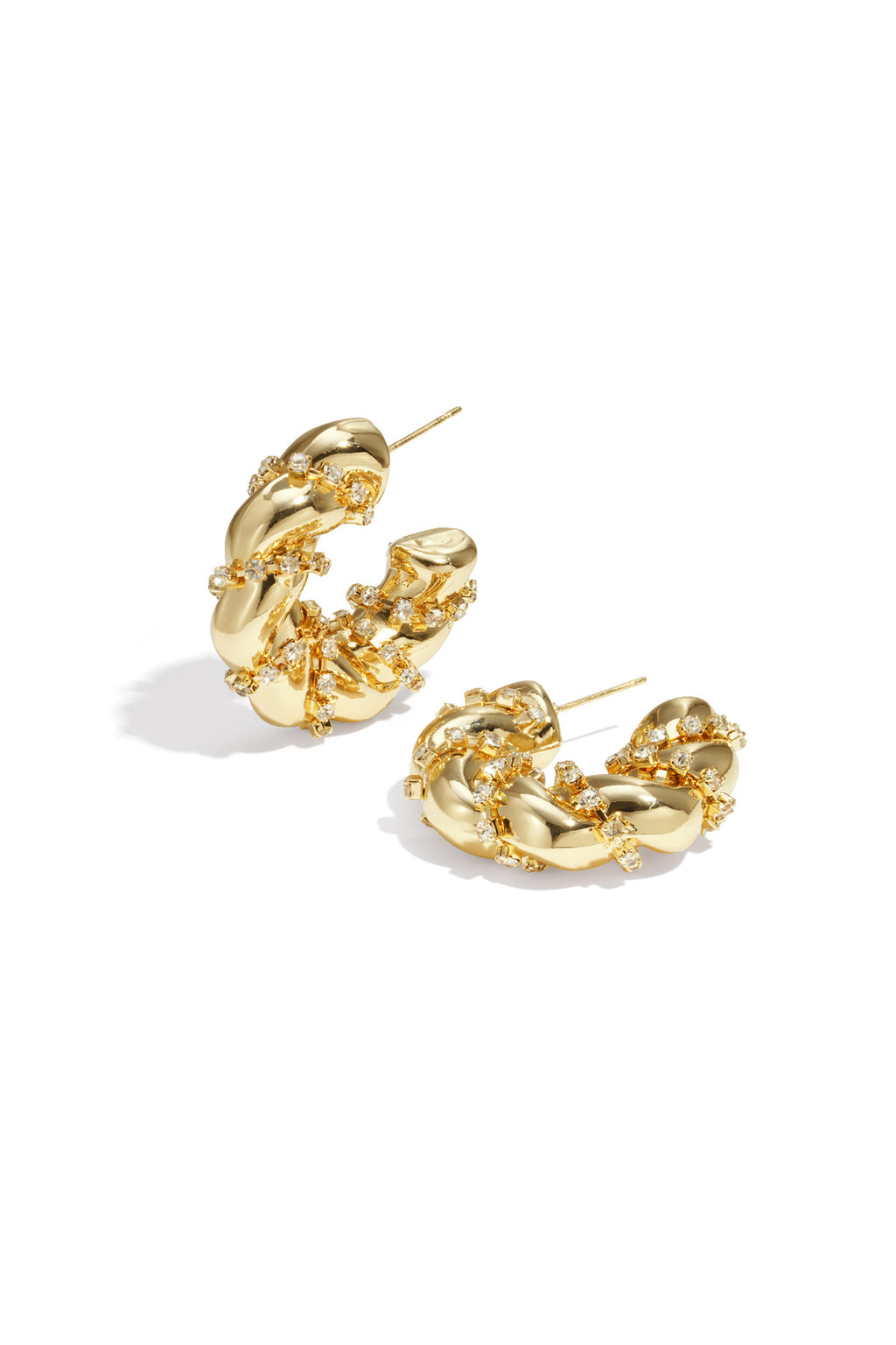 Eisen Creolen Kreis Elegante Weihnachten Luxuriöse Serie Damen Schmuck