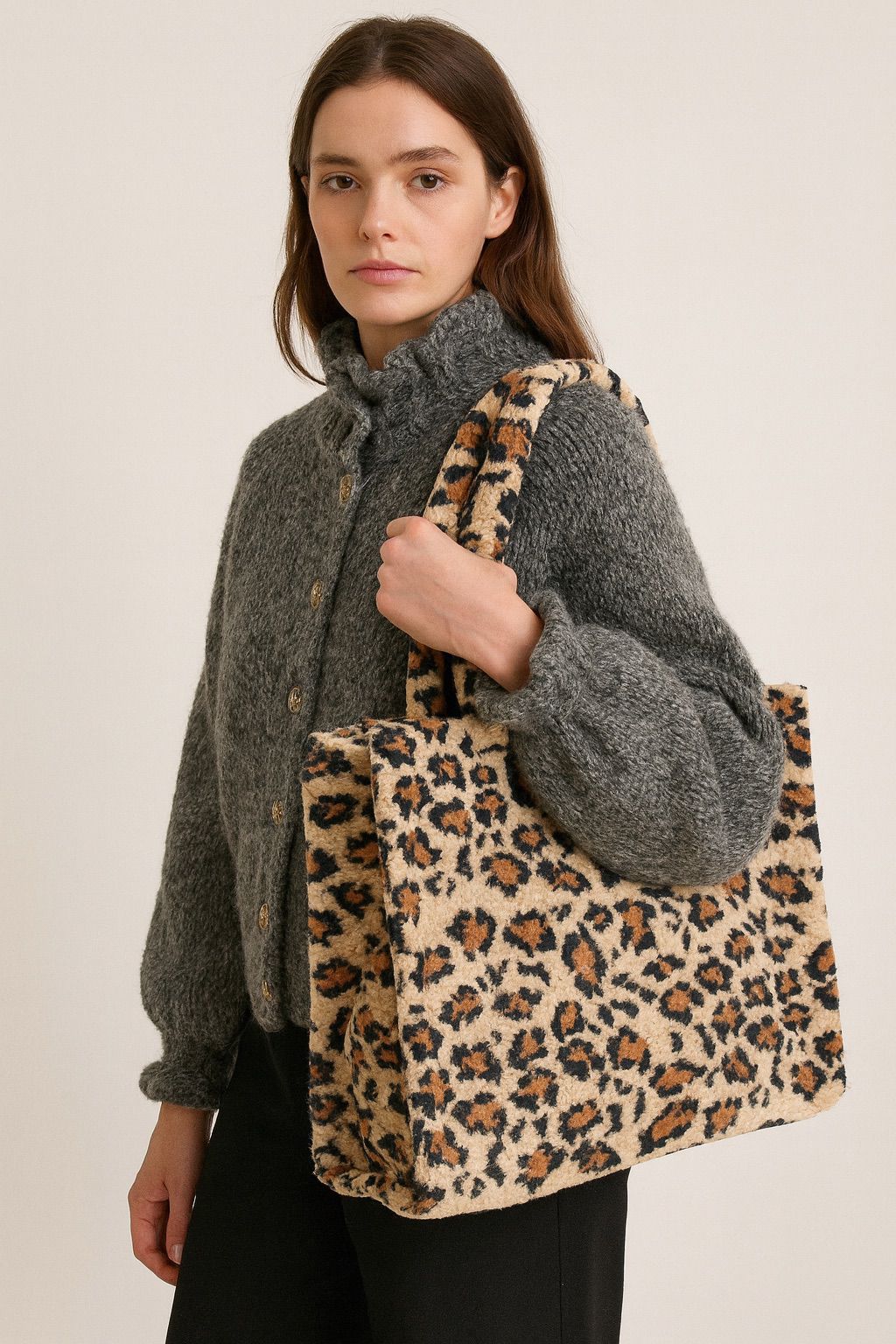 Shopper Bag Teddy  Leopard