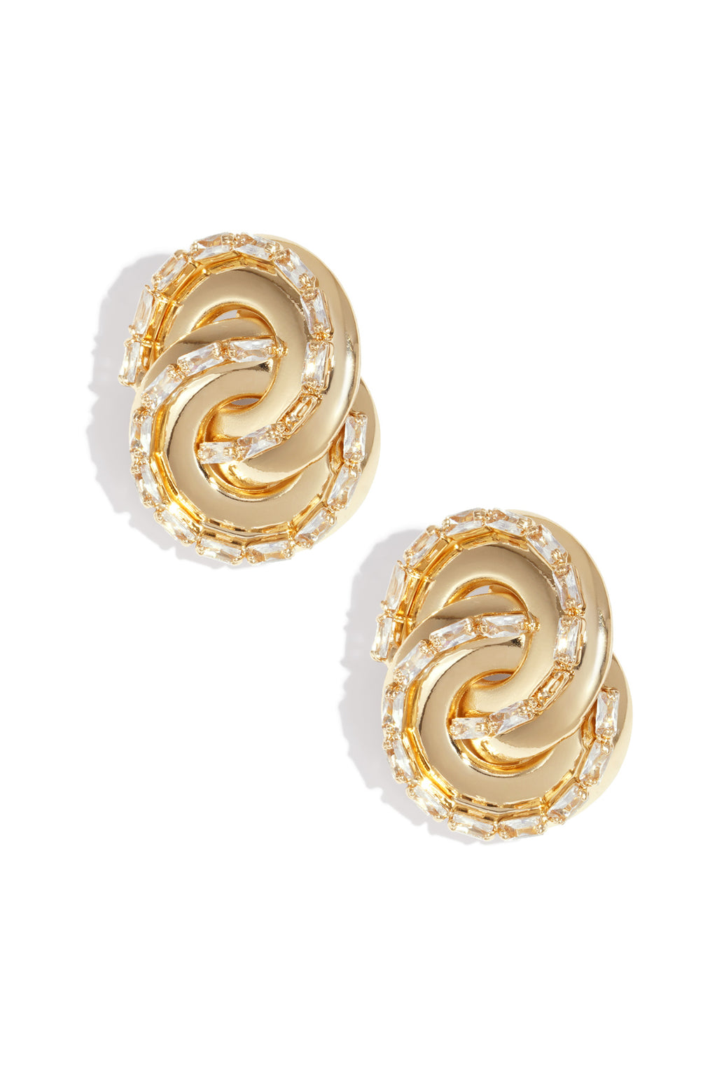 Eisen Ohrstecker unregelmäßige Form Elegante Weihnachten Luxuriöse Serie Damenschmuck