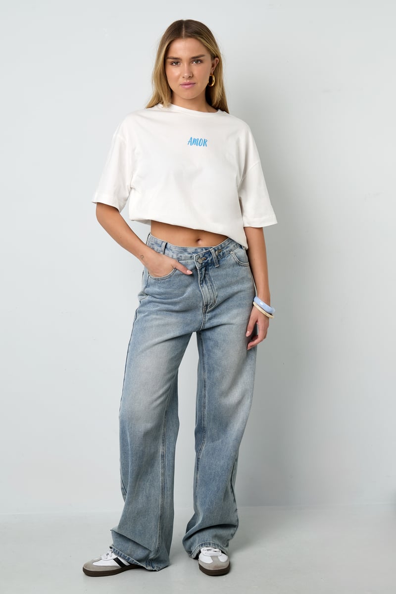 Oversize-T-Shirt „Amor por el mar“